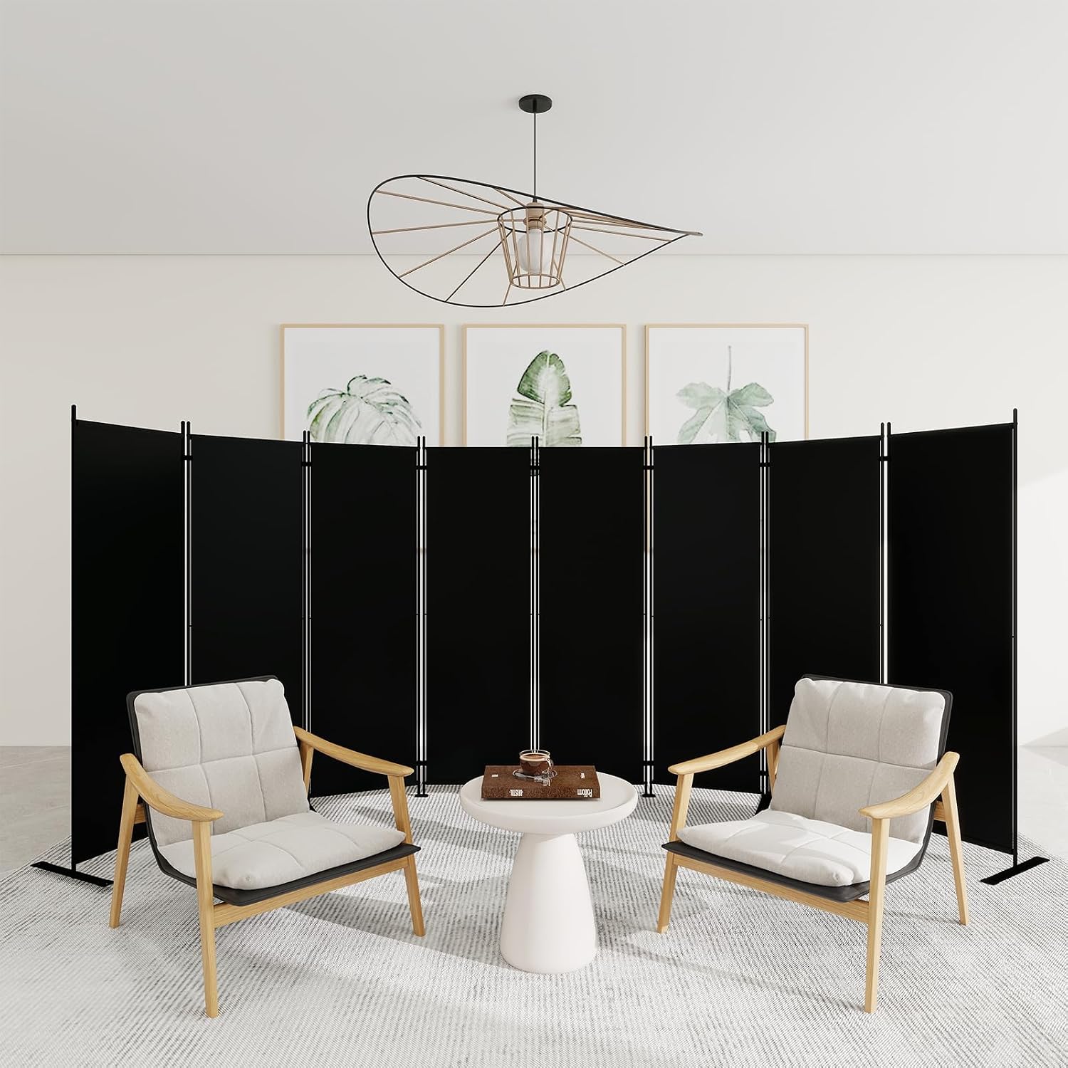 Partition Screen Divider - حاجز غرفة قابل للطي من 8