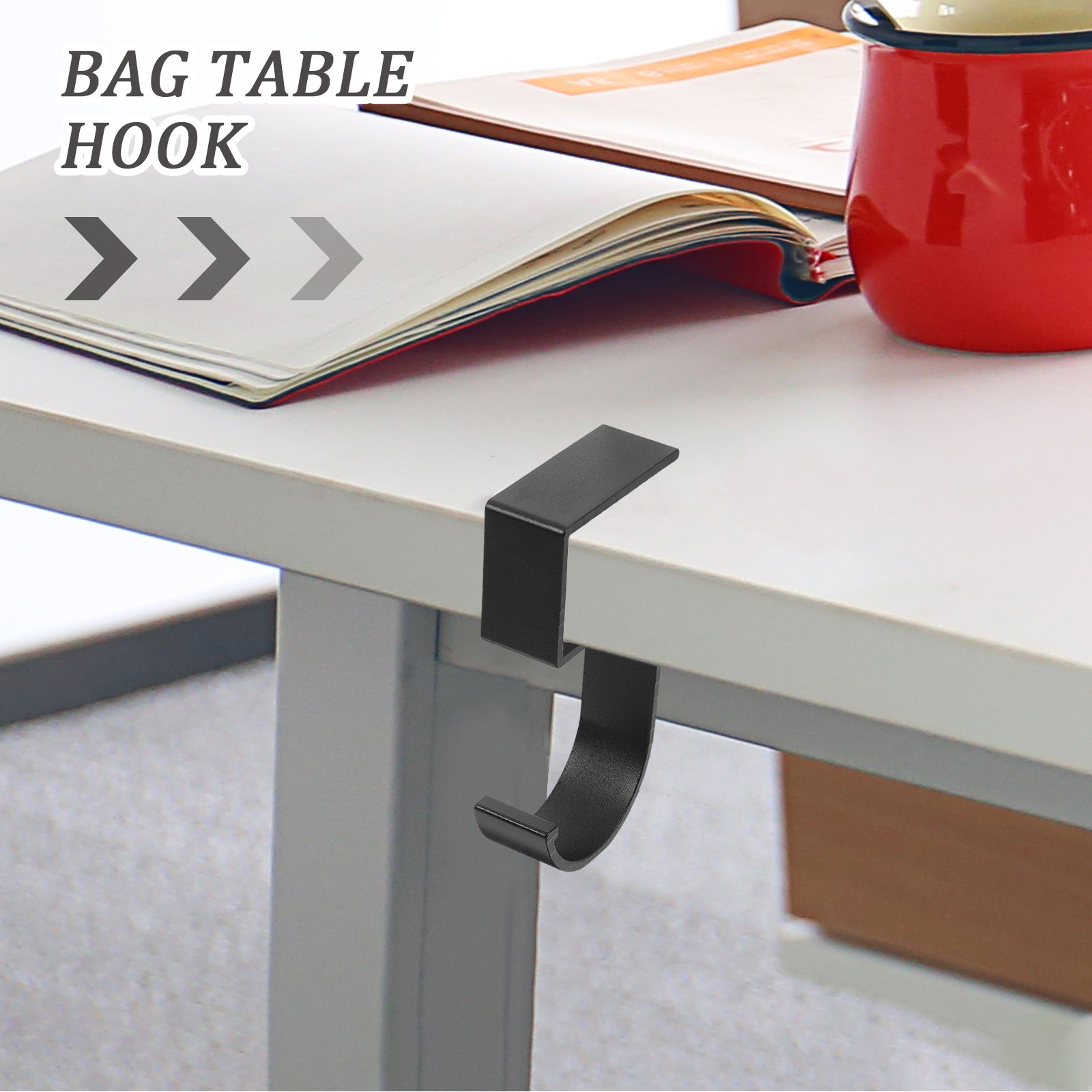 قطعتان من خطافات التعليق بدون  - مراجعة Desk Organizer وسعره
