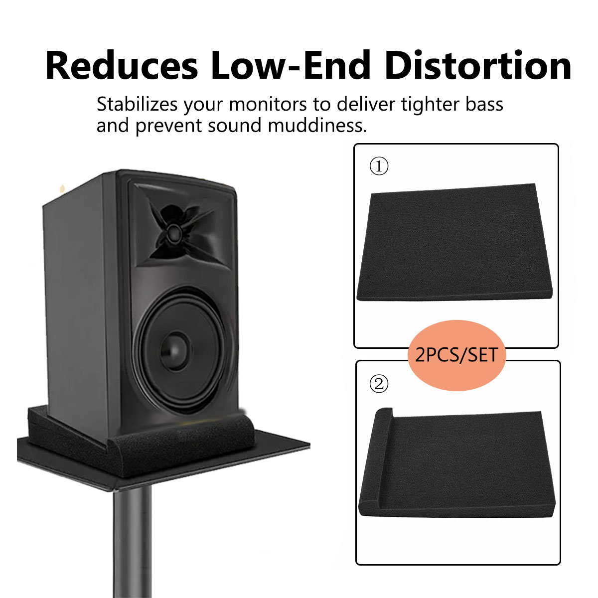 وسادات عزل صوتية لسماعات الاست - مراجعة Monitor Stand وسعره