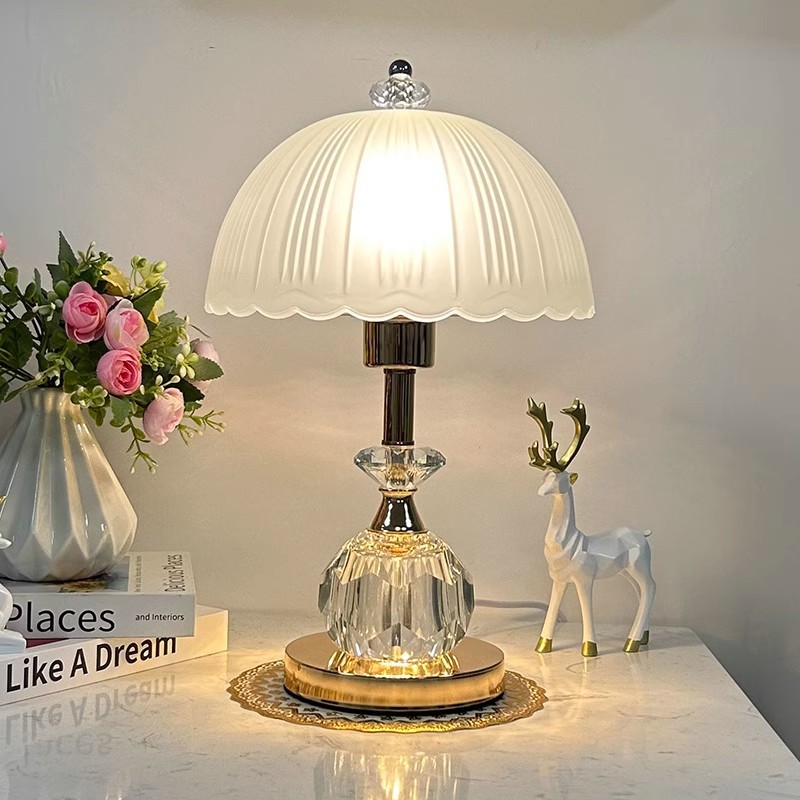 مصباح مكتب كريستالي فاخر بتصمي - مراجعة Desk Lamp وسعره