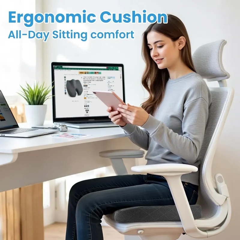 وسادة مقعد من الإسفنج المرن عل - مراجعة Office Chair Cushion وسعره